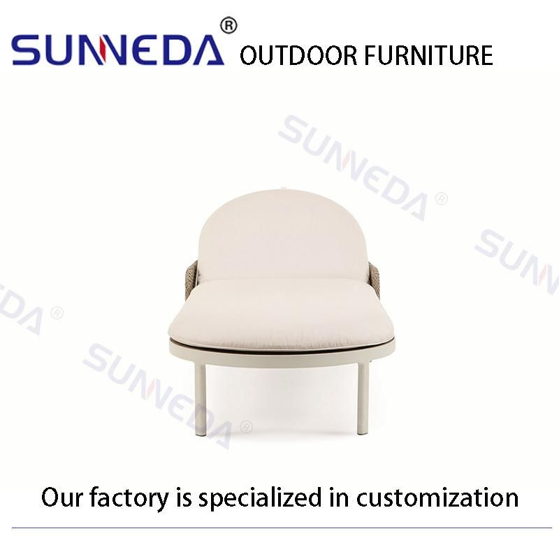 Simple Design Adjustable Backrest Waterproof Outdoor Beach Swimming Pool Sunlouge Furniture