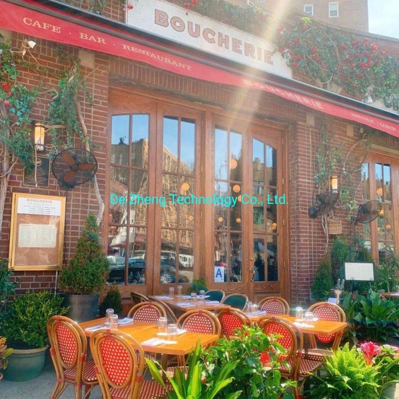 Outdoor Woven Wicker Garden Restaurant Cafe Rattan Bar Furniture