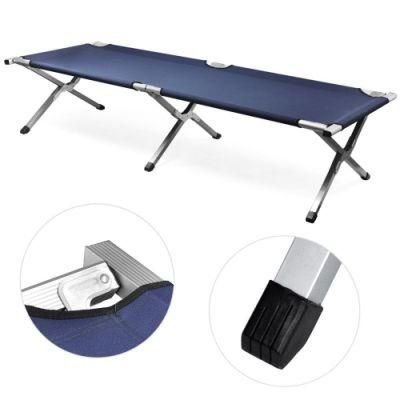 600d/PVC Oxford Outdoor Portable Military Folding Camping Cot XL Bed with Carry Bag Hiking Fishing Chair Bed