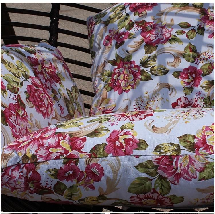 Modern Garden Metal Frame Rattan Basket Handing Egg Swing Chair
