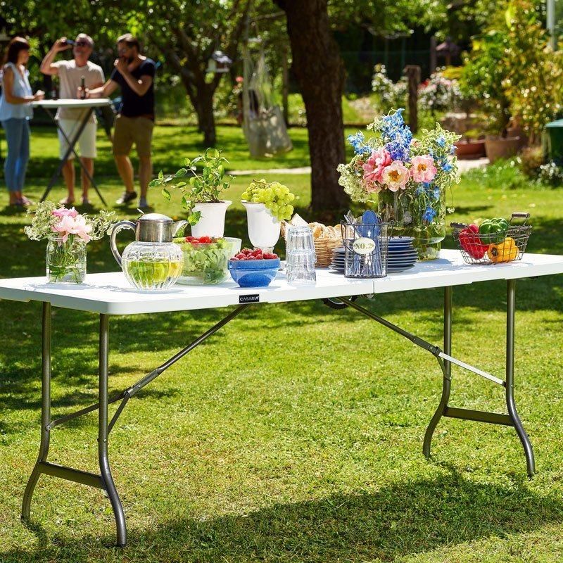 Cheap Wholesale 4FT 5FT 6FT 8FT Banquet Fold in Half Plastic Table