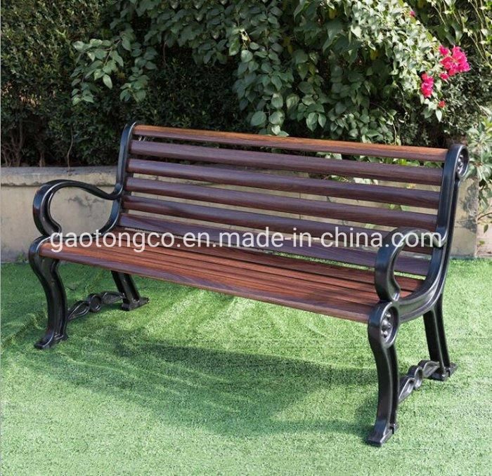 Outdoor Bench with Lower Price Aluminum Garden Bench Cast Iron Parck Bench