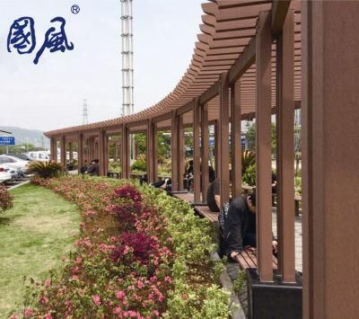 Garden Outdoor Wood Plastic Composite Pergola