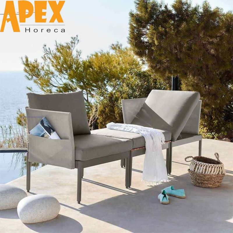 Modern High Quality Outdoor Garden Furniture Set Aluminum Sofa Wholesale