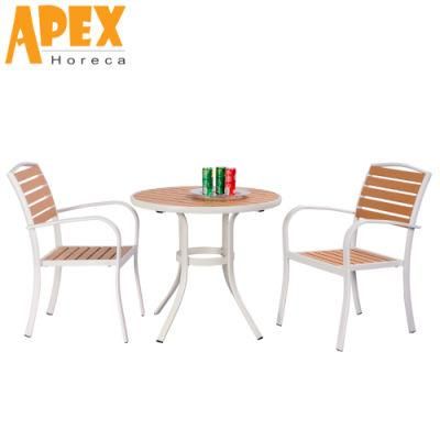 Hot Selling China Factory Aluminum Outdoor Stacked Waterproof Dining Chair