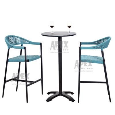 Modern Casual Barstool Outdoor Furniture Garden Feature Rope Chair Wholesale