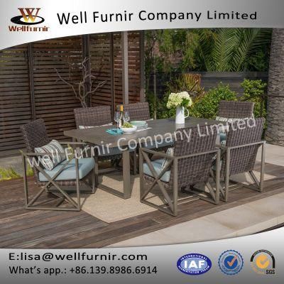 Well Furnir Rattan 7PC Dining Set (Wf-17116)