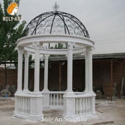 Outdoor Garden Pergola Marble Gazebo for Sale