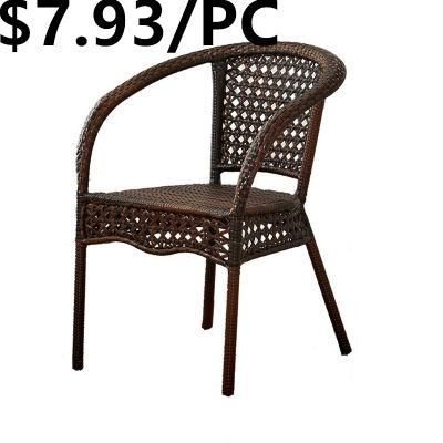 Wholesale Cheap Bamboo Rattan Wicker Bistro Rattan Chair for Outdoor