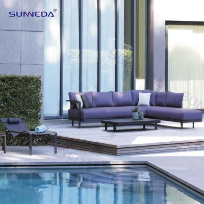 Modern Custom Garden Furniture Modular High Density Sponge Cushion Lounge Outdoor Couch