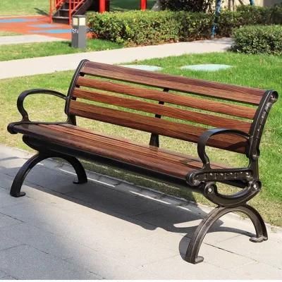 Easy Installation WPC Outdoor Wooden Park Garden Bench