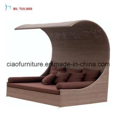 C- Foshan Special Design Leisure Outdoor Rattan Sun Bed