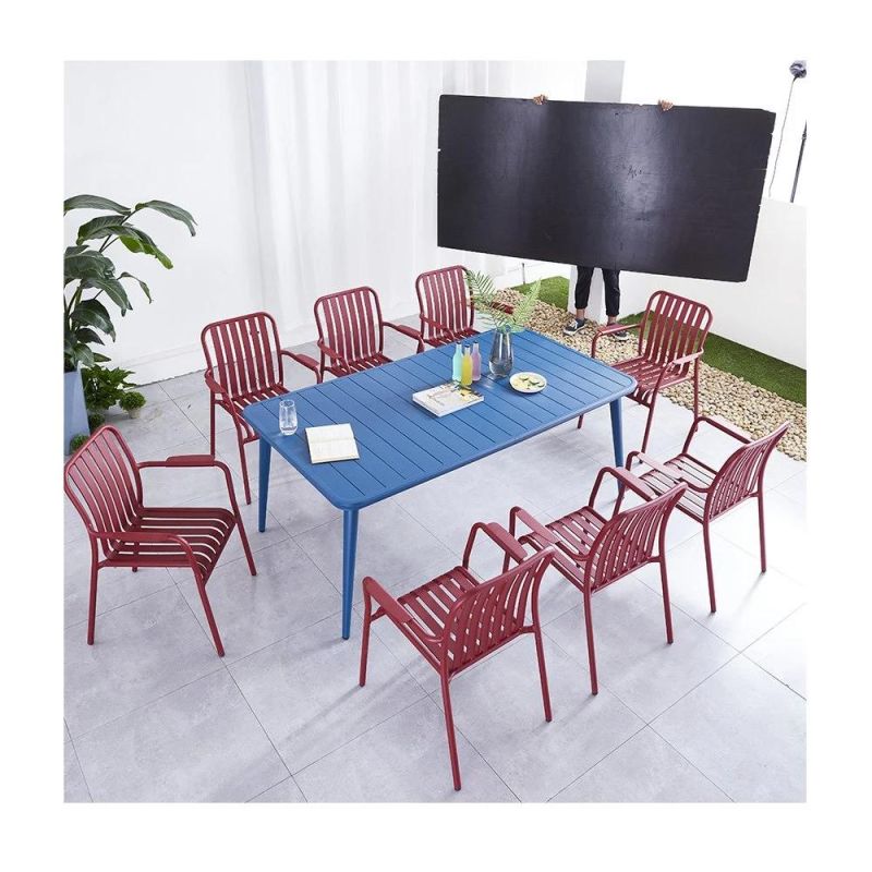 High Quality Chinese Manufactued Aluminum Leisure Anti- Rusty Outdoor Table
