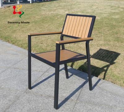Park Rest Area Water Proof Furniture Commercial Wooden Leisure Chair