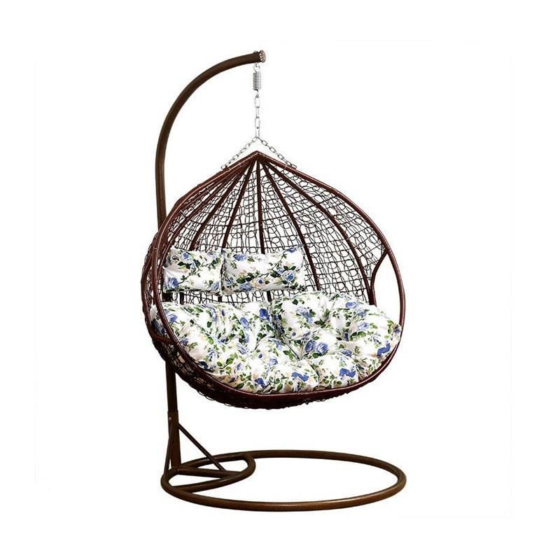 Popular Double Seat Relaxing Garden Egg Hotel Balcony Swing Chair