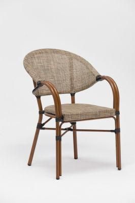 Chair with Weatherproof Textilene Perfect for Dining Garden Furniture