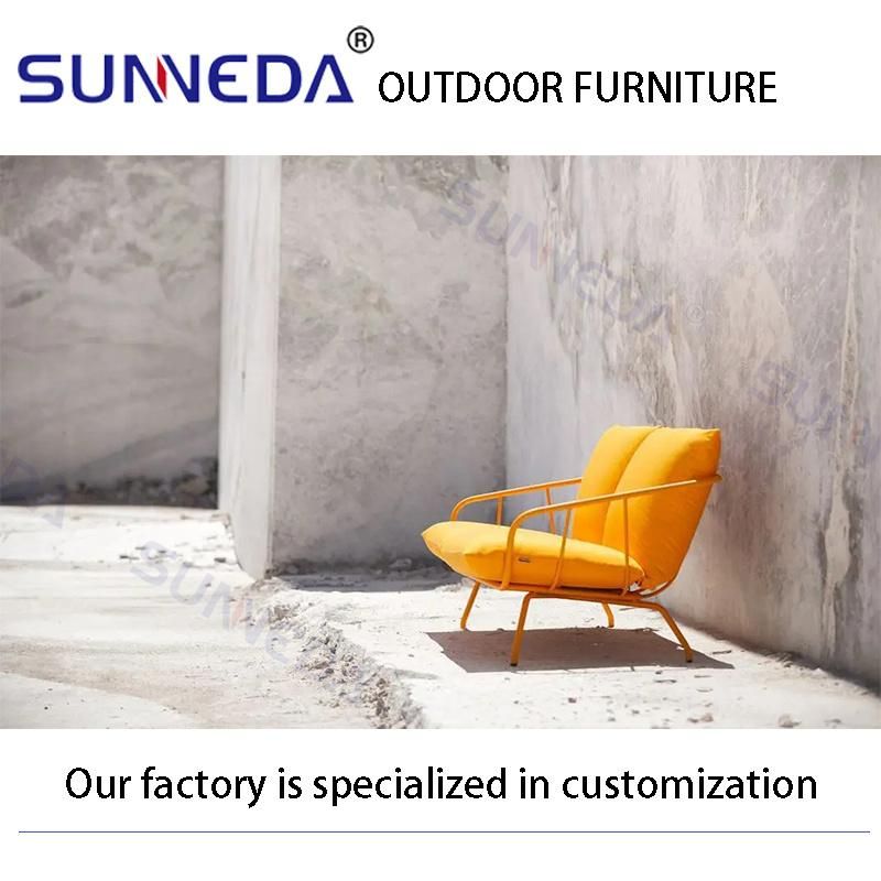 Customize Durable Fashion Patio Dining Picnic Hotel Restaurant Outdoor Sofa Furniture