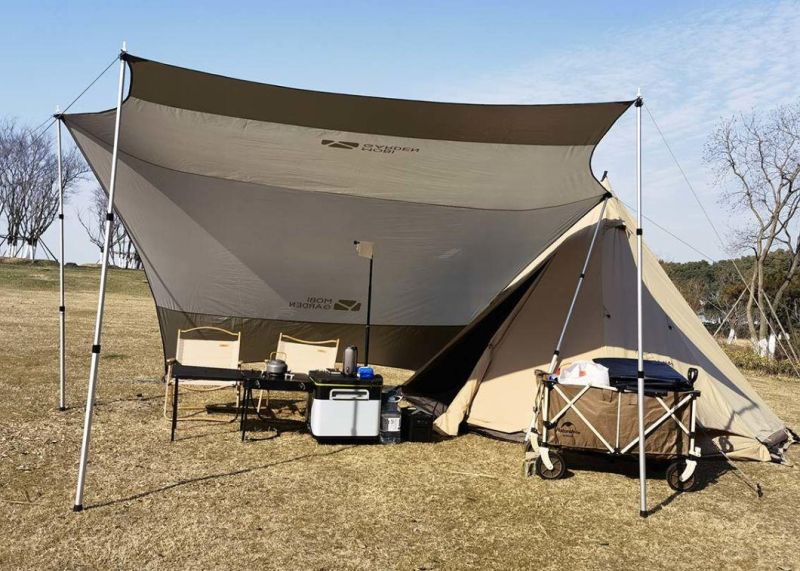 Folding Picnic Table with Gas Stoven