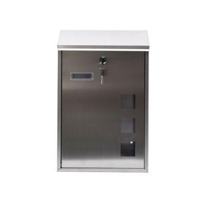 Manufacturer Stainless Steel Mailbox Outdoor Lock Letter Box Mailbox