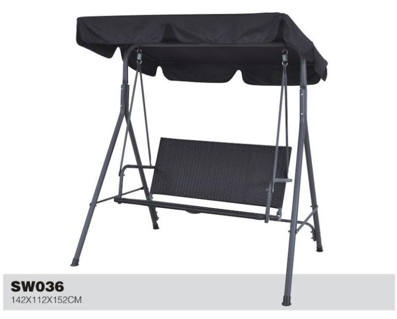 Double Seat Rattan Swing Chair