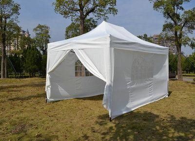 Tent Heavy Duty Garden Marquee with Sides Panels Fully Window Walls Waterproof Windproof Easy Folding Assemble Canopy Rust Esg122703