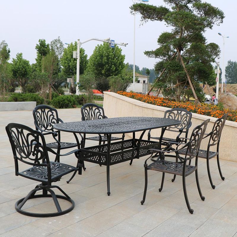 Kd Casual Live Aluminum Bistro Set 5 PCS Dinner Table Set and Chairs