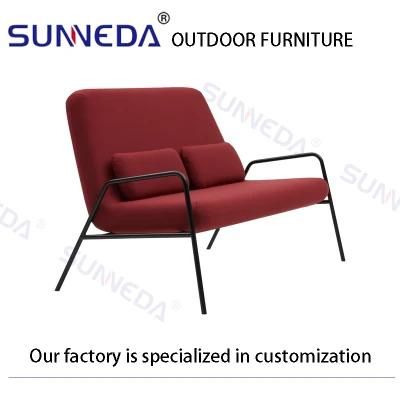 Upholstery Outdoor Soft Seat Chair with All Aluminum Tea Table