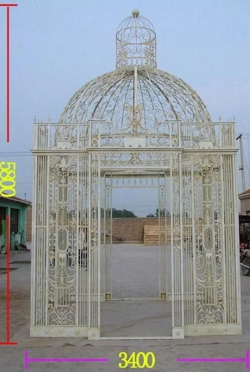 Forged Iron Gazebo for Garden Decoration