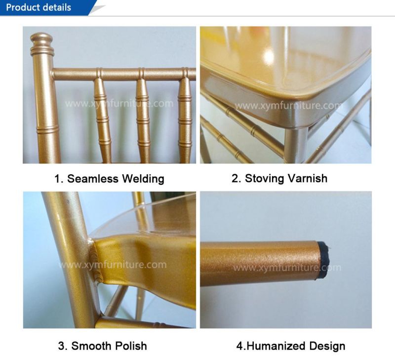 Wholesale Metal Golden Tiffany Chairs Chiavari Chairs for Sale