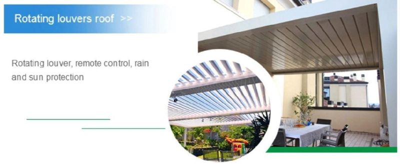 Waterproof Aluminum Gazebo for Front Door Shading