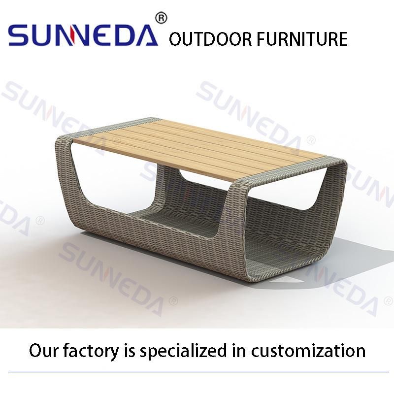 Garden Leisure Furniture Outdoor Rattan Chair Patio Sofa Sets with Table