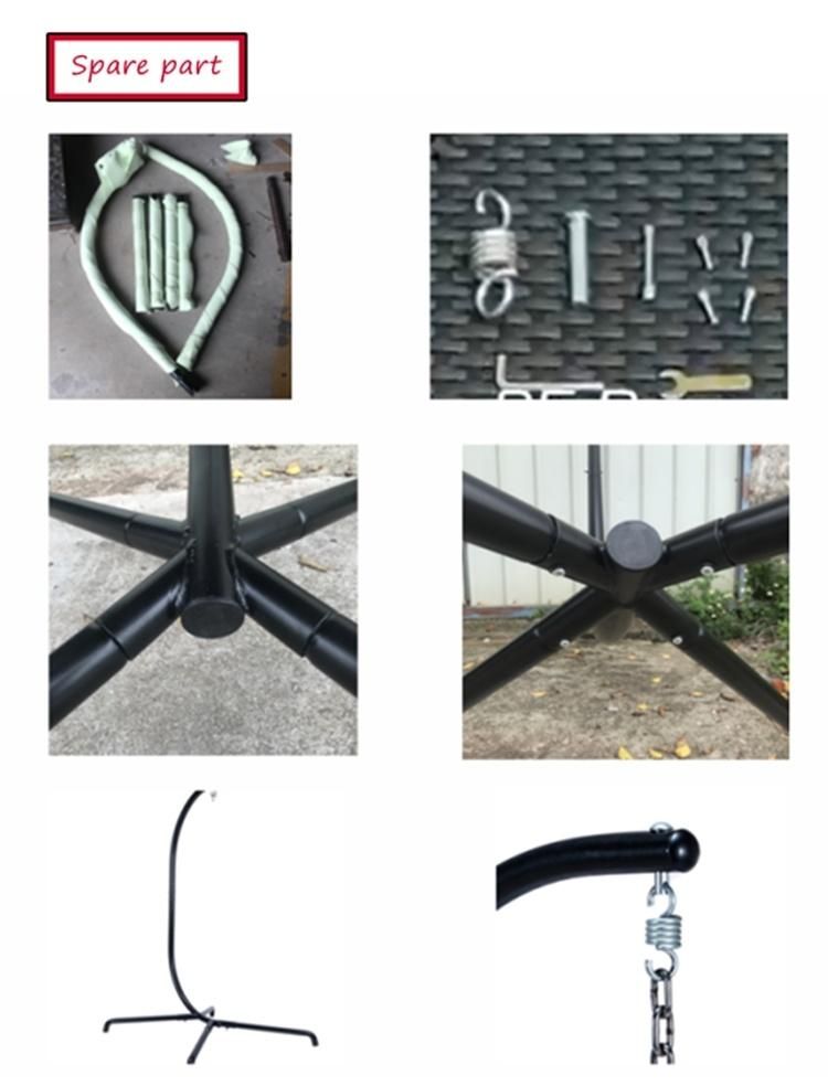 ODM 150kg Customized OEM Foshan Hanging with Stand Garden Outdoor Egg Shape Chair China Manufacturer