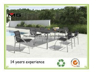 Outdoor Dining Furniture Garden Table with Stone Table Top