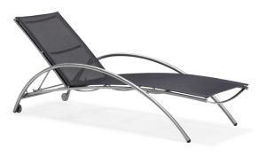 Garden Chaise Lounges Textilene Poolside Sun Lounger