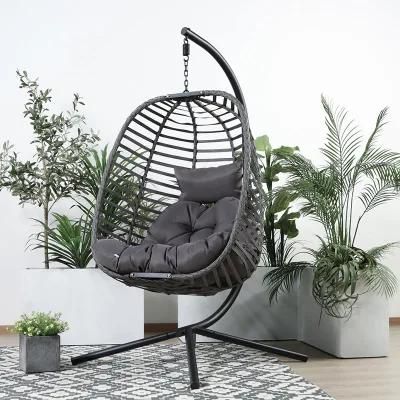 Cheap Price New Metal OEM Foshan Hanging Swing Egg Hammock Chair Garden Swings