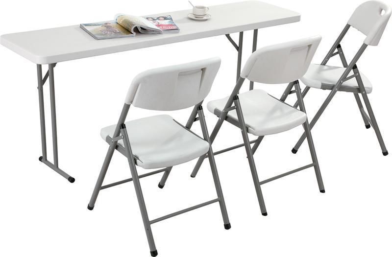 6FT HDPE Blow Molding Plastic Folding Table