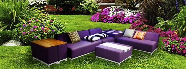 China Contemporary Aluminium Balcony Furniture with Cushion out Door Garden Furniture