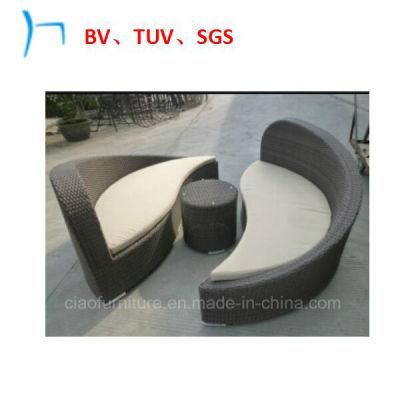 Outdoor Furniture Comfortable Rattan Furniture Leisure Day Bed (CF726)