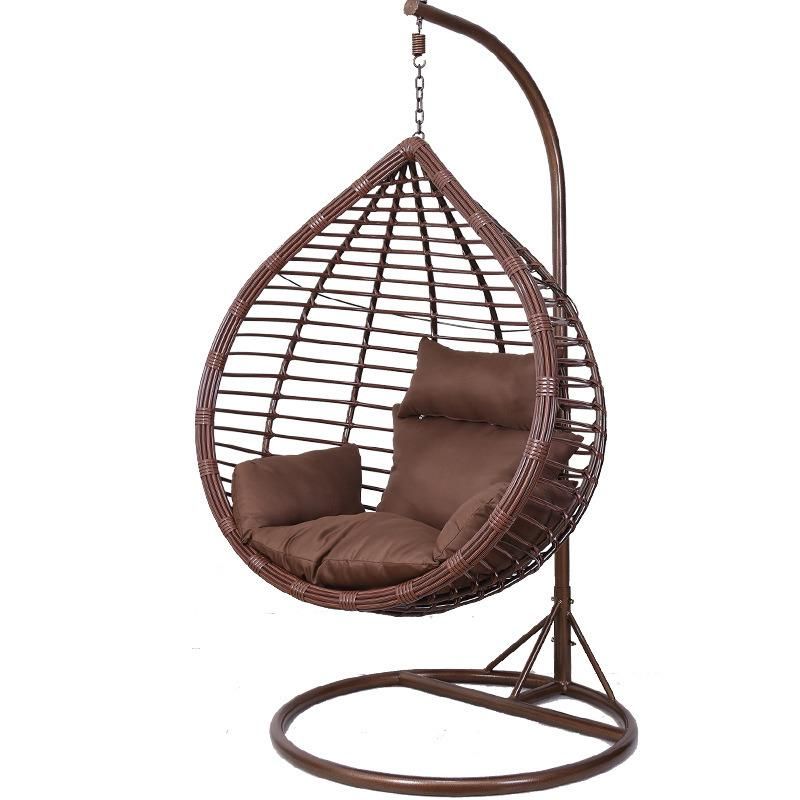 Stylish Confortable Customized Garden Indoor Rattan Hanging Egg Swing Chair