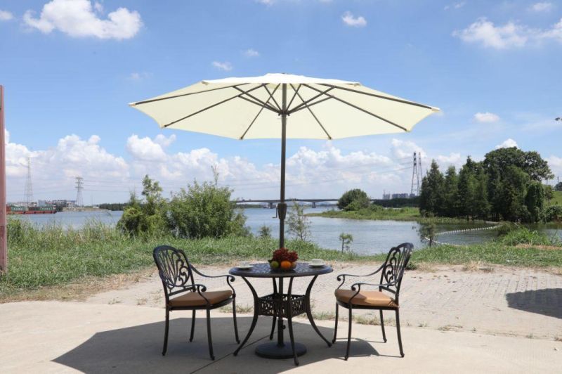 Colorful Outdoor Side Table with Umbrella Hole Garden Parasol Sale