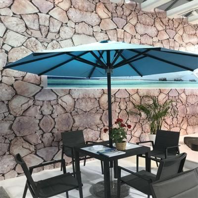 Factory Direct Sale Outdoor Single Top Hydraulic Middle Pole Umbrella