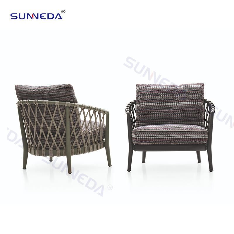 Leisure Patio Sofa Bed Aluminum Garden Daybed Outdoor Furniture