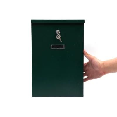 Manufacturer Post Letter Box Mailboxs Residential Outdoor Wall Mounted Metal Mailboxes