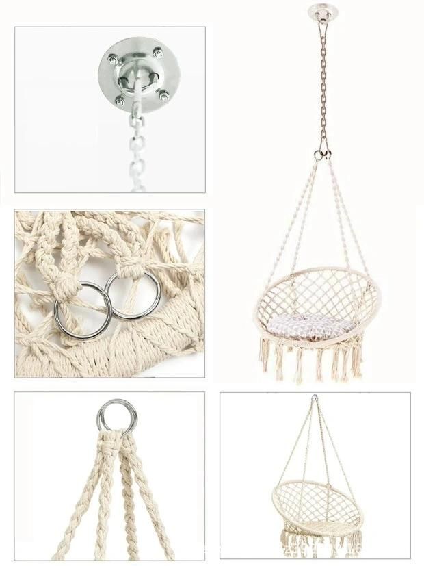 Modern Design Outdoor Egg Wicker Hanging Garden Home Swing Chair