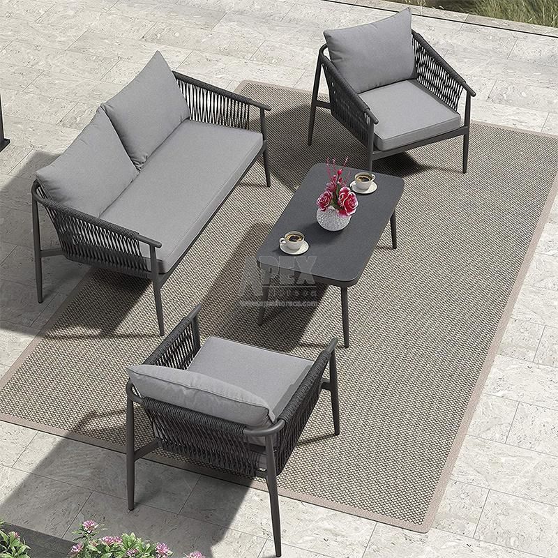 Outdoor Garden Patio Bistro Morden Home Balcony Sofa Furniture Set
