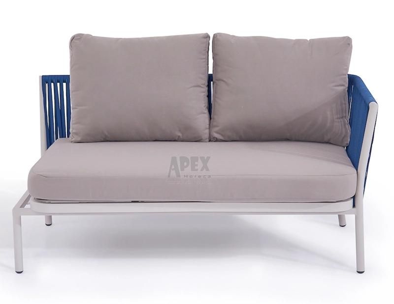 Modern Style Rope Aluminum Modular Outdoor Garden Sofa Set