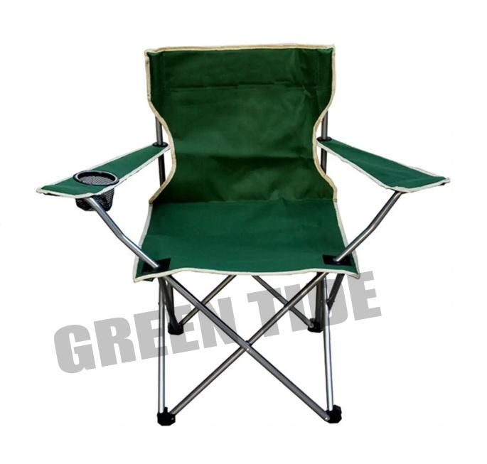 Outdoor Portable Folding Chair Fishing Camping Beach Picnic Chair with Cup Holder