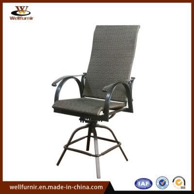 Well Furnir Hotel Outdoor Wicker Swivel Chair (Wf053265)
