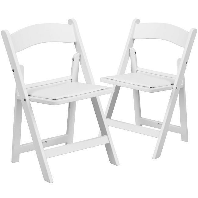 Waterproof Banquet Party Outdoor White Resin Kids Folding Wimbledon Chairs