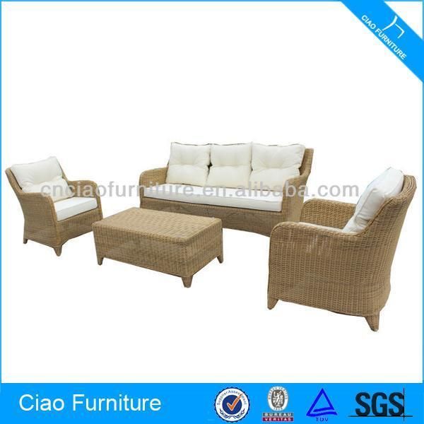 F-FC-004 Outdoor Wicker Furniture Rattan Sofa